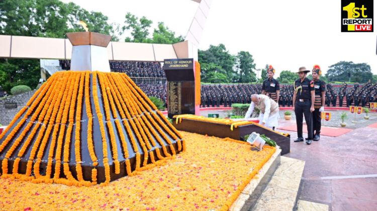 रांची:राज्यपाल सी.पी. राधाकृष्णन ने ‘कारगिल विजय दिवस’ के अवसर पर दी श्रद्धांजलि!