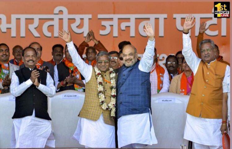झारखंड: बाबूलाल मरांडी ने थामा BJP का हाथ, अमित शाह ने थपथपाई पीठ