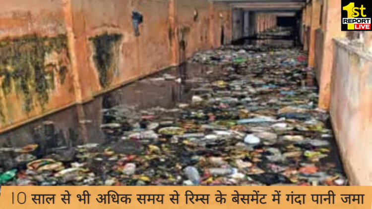 रिम्स का बेसमेंट बना डेंगू का घर!