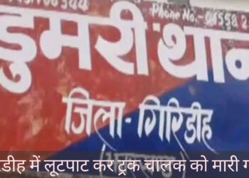 गिरिडीह में लूटपाट कर ट्रक चालक को मारी गोली!