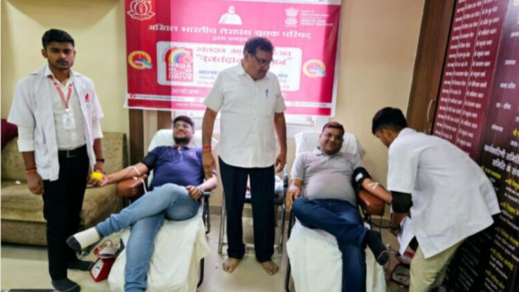 रांची में रक्तदान शिविर का हुआ उद्घाटन!