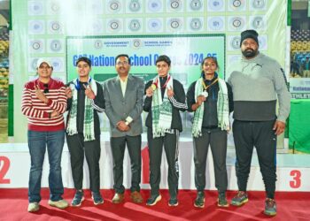 68 वीं राष्ट्रीय स्कूली खेल प्रतियोगिता 2024-25 अंतर्गत अंडर 19 एथलेटिक्स प्रतियोगिता !