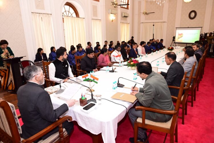 झारखंड केराज्यपाल ने 28वें राष्ट्रीय युवा महोत्सव 2025’ के प्रतिभागियों से संवाद किया !