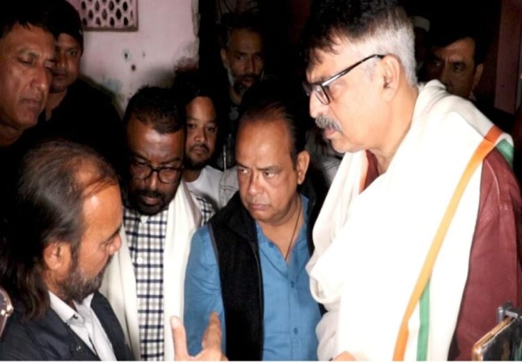 रांची गायब 2 सगी बहनों के परिजन से मिलने पहुंचे मंत्री इरफान !