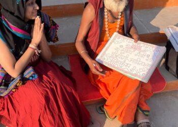 संगम तट पर अपनी राम भक्ति के कारण आकर्षण का केंद्र बने विनोद मिश्रा !