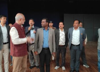 द्रौपदी मुर्मु के 15 फरवरी 2025 को बीआईटी मेसरा के जी.पी . बिरला ऑडिटोरियम डीसी ने कार्यक्रम स्थल का निरीक्षण !
