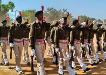 झारखंड नव नामांकित गृह रक्षकों का पारण परेड कार्यक्रम !