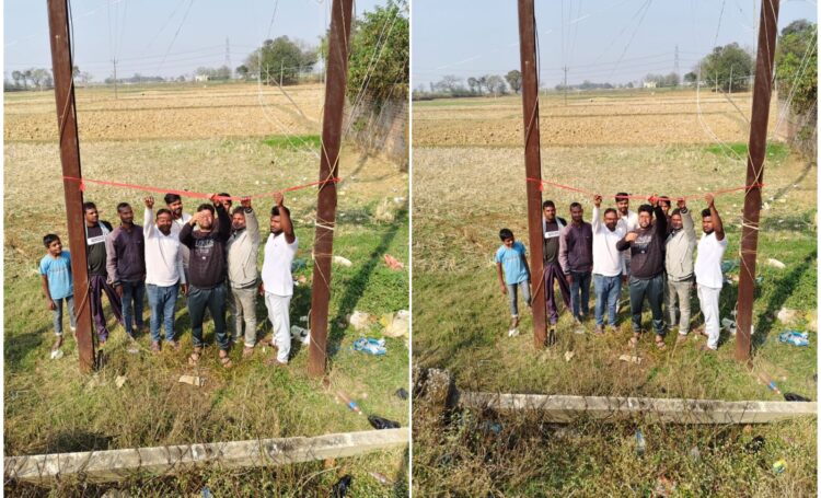 मांडर प्रखंड युवा अध्यक्ष ने किया ट्रांसफॉर्मर का उद्घाटन !