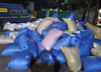 70 बोरों में 18 क्विंटल डोडा जब्त किया गया !