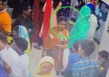 शातिर महिला चोर ने 24 घंटे में तीन जगहों पर चोरी  !