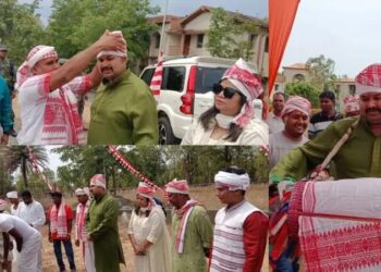 पुलिस लाइन में हर्षोल्लास से मनाया गया सरहूल !