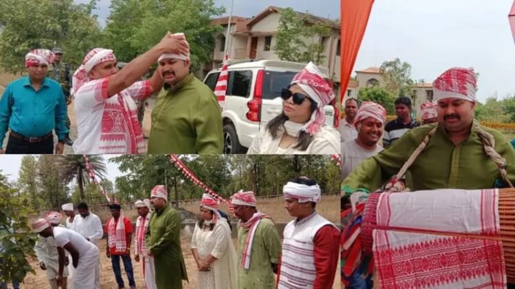 पुलिस लाइन में हर्षोल्लास से मनाया गया सरहूल !