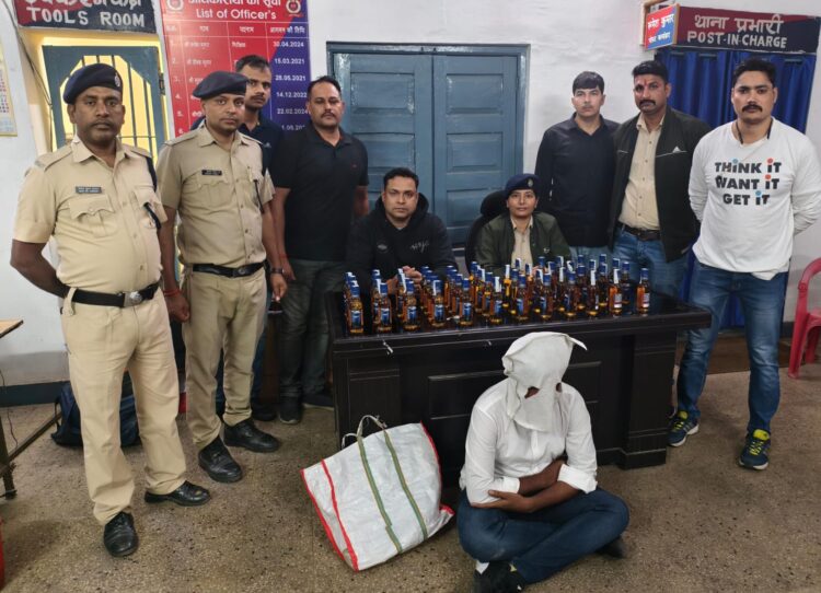 हटिया रेलवे स्टेशन पर आरपीएफ ने की शराब बरामद !