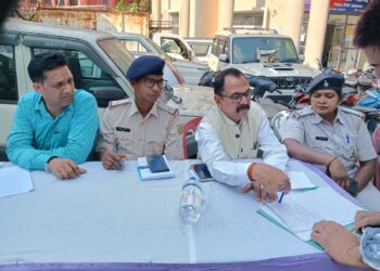 त्योहारों को लेकर डोरंडा थाना में शांति समिति की बैठक !
