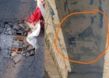 हजारीबाग के केवटा नदी पर बना पुल भ्रष्टाचार के भेंट चढ़ा !