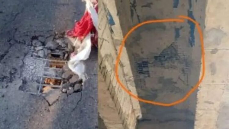 हजारीबाग के केवटा नदी पर बना पुल भ्रष्टाचार के भेंट चढ़ा !