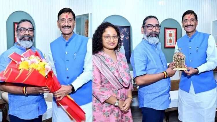 मुख्यमंत्री हेमंत सोरेन से रक्षा राज्यमंत्री संजय सेठ ने की मुलाकात !