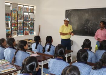 +2 बालिका उच्च विद्यालय का किया औचक निरीक्षण !