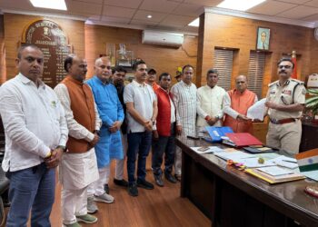 विधायक सीपी सिंह के नेतृत्व में भाजपा प्रतिनिधिमंडल ने की डीजीपी से मुलाकात !