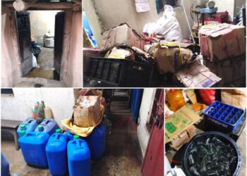 बोकारो में अवैध अंग्रेजी शराब फैक्ट्री का भंडाफोड़ !