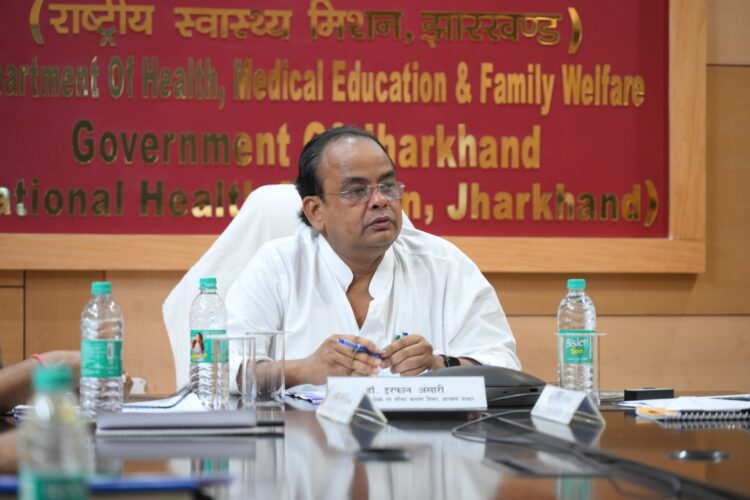 झारखंड में एम्स की स्थापना 5 नए मेडिकल कॉलेज और एक मेडिकल सिटी की मांग – डॉ इरफान अंसारी !