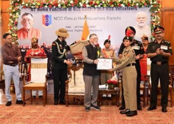 वीमेंस यूनिवर्सिटी की NCC कैडेट हेमंती पातर का रूस के लिए चयन !