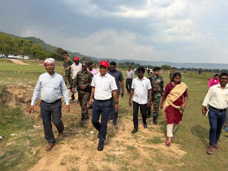 कल्याण मंत्री  चमरा लिंडा ने सिरा सीता सी नाला क्षेत्र की विकास कार्यों का किया निरीक्षण !