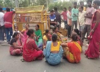 नगर निगम ने मोरहाबादी से हटाया अतिक्रमण !