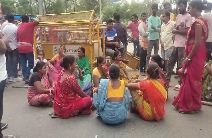 नगर निगम ने मोरहाबादी से हटाया अतिक्रमण !