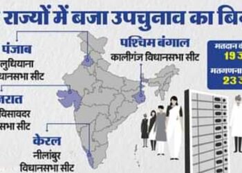 चार राज्यों की पांच विधानसभा सीटों के लिए उपचुनाव का एलान !