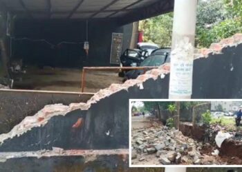एक मजदूर की दीवार गिर जाने से मौत !