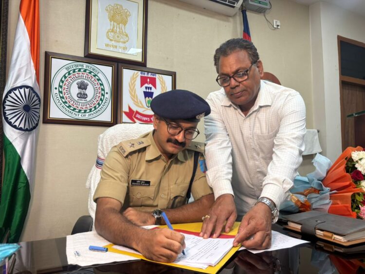 ग्रामीण एसपी के रूप में प्रवीण पुष्कर ने संभाला कार्यभार !