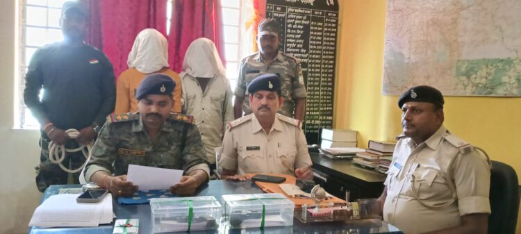 अवैध हथियार के साथ दो अपराधी गिरफ्तार !