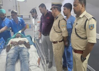 लापुंग में पुलिस पर हमले के बाद थाना प्रभारी घायल !
