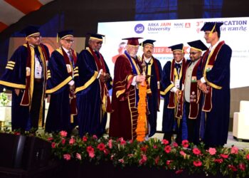 झारखंड के राज्यपाल ने अरका जैन विश्वविद्यालय तृतीय दीक्षांत समारोह संपन्न !