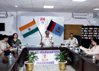 अनुराग गुप्ता, पुलिस महानिदेशक, झारखण्ड ने  बकरीद पर्व   की सुरक्षा एवं विधि-व्यवस्था की समीक्षा !