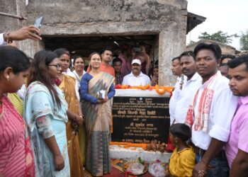 1 करोड़ 73 लाख की शेड निर्माण योजना का कृषि मंत्री शिल्पी नेहा तिर्की ने किया शिलान्यास !