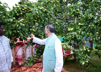 राज्यपाल ने नेतरहाट आवासीय विद्यालय, प्राथमिक स्वास्थ्य केन्द्र एवं नाशपाती बागान का भ्रमण किया !