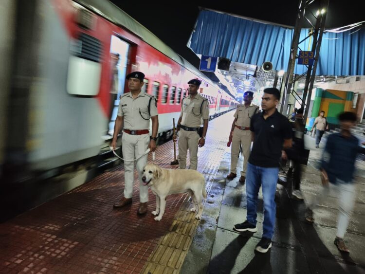 मुरी रेलवे स्टेशन पर विस्फोटक पदार्थों की जाँच !