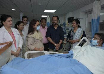 मंत्री शिल्पी नेहा तिर्की ने हॉकी खिलाड़ी विमल लकड़ा से की मुलाकात !