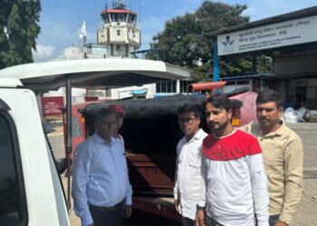सऊदी अरब में हादसे में मृत धनंजय महतो का पार्थिव शरीर स्वदेश आया !