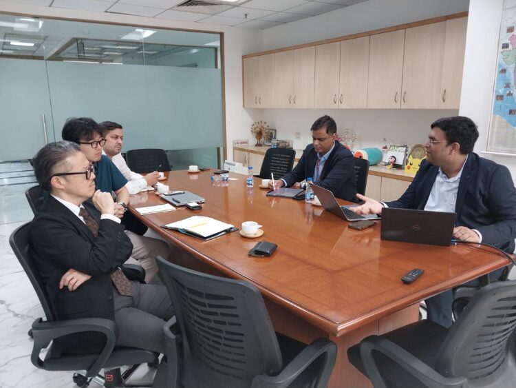 JICA, JETRO और NEC के प्रतिनिधियों के साथ बैठक !