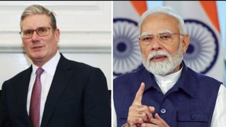 ब्रिटेन के प्रधानमंत्री कीर स्टार्मर ने भारत के साथ एफटीए से दोनों देशों को होने वाले फायदे की बात पर जोर दिया !