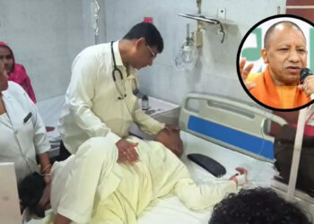 सीएम योगी के जनता दरबार में जहर खाकर पहुंचा रिटायर्ड फौजी !