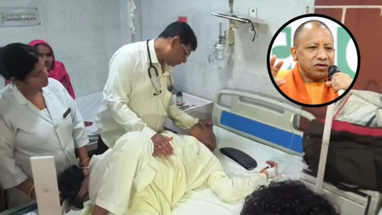 सीएम योगी के जनता दरबार में जहर खाकर पहुंचा रिटायर्ड फौजी !