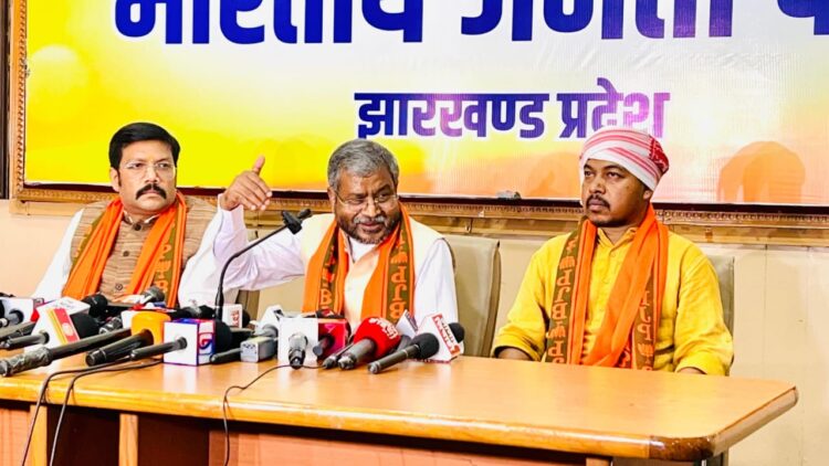 राज्य में डीएमएफटी फंड घोटाले के सरगना हैं मुख्यमंत्री हेमंत सोरेन – बाबुलाल मरांंडी !