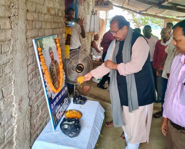 शाहिद की पत्नी ने कहा अभियान जारी रहे… –  राधाकृष्ण किशोर !