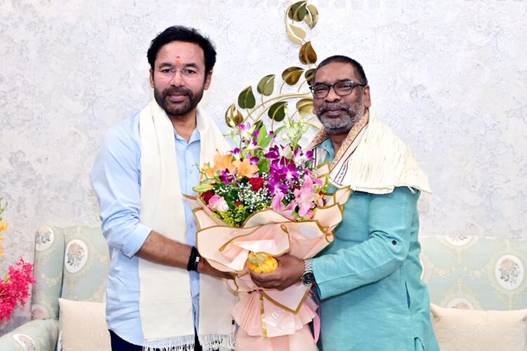 केंद्रीय मंत्री जे किशन  रेड्डी ने सीसीएल के मगध संघमित्रा क्षेत्र का किया दौरा !