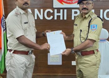 पिठौरिया थाना प्रभारी अभय कुमार सम्मानित !