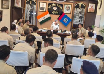 दुर्गा पूजा को लेकर सुरक्षा व्यवस्था की समीक्षा बैठक !